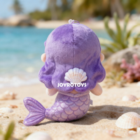 Service OEM ODM Poupées sirène en peluche personnalisées en tissu super doux Animaux en peluche Poupée sirène de la mer