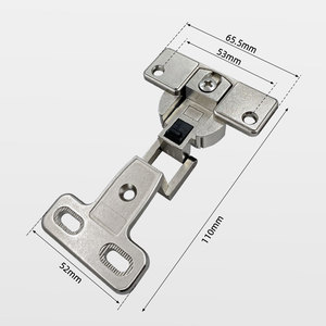 Charnière à fermeture amortie hydraulique à clipser pour portes de placards de cuisine modernes en fer et acier, charnière d'entrepôt Kelo KL367 - Product Image 3