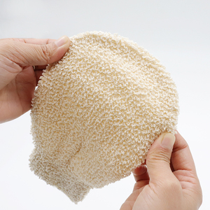 Gant de gommage naturel Logo personnalisé Nettoyage en profondeur du corps Épurateur de cellules mortes dissolvant Spa <span class=keywords><strong>Gants</strong></span> de bain pour le gommage du corps - Product Image 6