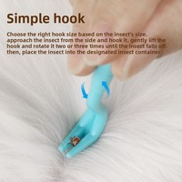 Éliminateur de tiques pour animaux de compagnie, peigne attrape-puces et poux, extracteur à clip, outils de toilettage pour chiens, chats, petits animaux, polypropylène
