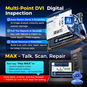 เครื่องวินิจฉัยรถยนต์และโปรแกรมมิ่ง Autel MS909 S2 J2534 AI Auto Scan 2.0 FCA SGW VAG Guide obd 2 สำหรับรถยนต์ทุกประเภท - Product Image 2
