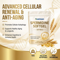 Extrait de germe de blé à marque privée 1% Spermidine NMN Capsules Quercétine EGCG Prix Suppléments à base de plantes Halal OEM Gélules de Spermidine