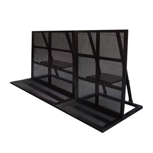 Barrera de Control de Multitudes de Acero <span class=keywords><strong>Galvanizado</strong></span> Anti-Escalada con Patas Removibles y Tamaño Personalizado para el Control de Multitudes en Protestas - Product Image 4