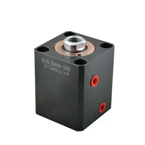 HTB-SD63-50N Bore 63mm Stroke 50mm Female Threaded Hydraulic Compact Cylinder For Work Holding Solution