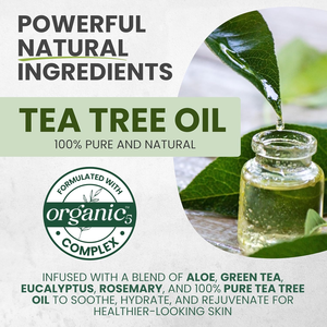 Gel de Baño Nutritivo e Hidratante Antifúngico de Árbol de Té, Paquete de 2 - Alivio para la Picazón <span class=keywords><strong>Jock</strong></span> <span class=keywords><strong>Itch</strong></span>, Pie de Atleta, Acné y Piel Sensible - Product Image 3