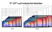 Monitor LCD HD de 10.1 Pulgadas para Automóvil y Mini Pantalla de Computadora, Pantalla a Color, Monitor de Tamaño Pequeño, Monitor de Seguridad