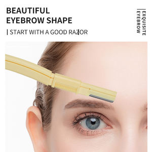أدوات مستحضرات التجميل ماكينة حلاقة آمنة وحادة مزيل للحواجب وحلاقة الوجه للعناية بالجمال - Product Image 4