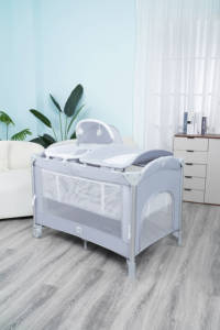 P999NF bebé niños <span class=keywords><strong>cama</strong></span> plegable niño bebé pluma de juego con extra mini cuna de bebé - Product Image 4