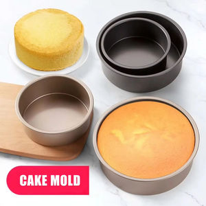 Moldes de pastel redondos de colores personalizados XINZE de diferentes tamaños de acero al carbono antiadherente bandejas de pastel de cocina ecológicas para el hogar - Product Image 2