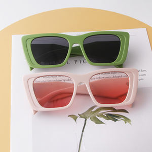 ADE WU STY3969 STY4409D Retro Pink Cat Eye Sun Óculos Mulheres Vintage Colorido Irregular Arms Sunglasses - Product Image 5