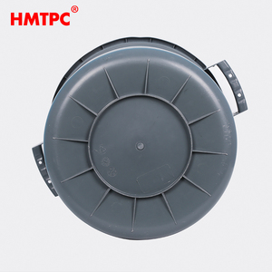 Contenedor de <span class=keywords><strong>Basura</strong></span> Redondo de <span class=keywords><strong>10</strong></span> Galones de HDPE de Alta Resistencia para Uso en Exteriores - Product Image 5