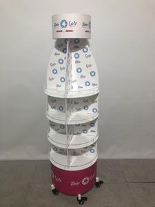 <span class=keywords><strong>4</strong></span> lớp có thể tháo rời PVC đồ uống hiển thị đứng <span class=keywords><strong>4</strong></span> bên liên quan đến vòng nước tinh khiết <span class=keywords><strong>Rack</strong></span> hiển thị với bánh cho cửa hàng bán lẻ - Product Image 4