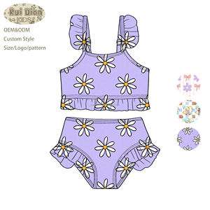 Maillots <span class=keywords><strong>de</strong></span> <span class=keywords><strong>bain</strong></span> pour enfants, <span class=keywords><strong>maillot</strong></span> <span class=keywords><strong>de</strong></span> <span class=keywords><strong>bain</strong></span> doux à volants pour bébé fille, <span class=keywords><strong>maillot</strong></span> <span class=keywords><strong>de</strong></span> <span class=keywords><strong>bain</strong></span> deux pièces réglable pour tout-petits - Product Image 3