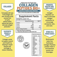 Collagène en poudre à marque privée avec protéines bovines hydrolysées pour la santé de la peau, des cheveux, des ongles, soutien des os et des articulations