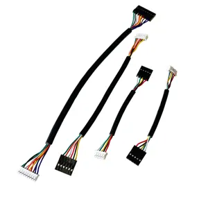 定制JST杜邦TE连接器2.0毫米1.25毫米节距3针4针5针6针带状电缆连接器电缆组件