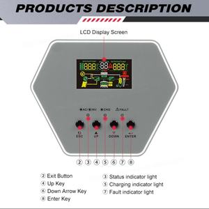Alta tasa de conversión Mppt potencia de onda sinusoidal pura 3KW 3.6KW 6.2KW 11KW Solaire Hybride Convertisseur inversor Solar interior - Product Image 3