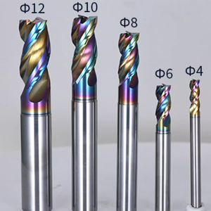 Outil de machine-outil CNC personnalisé efficace avec une lame de coupe <span class=keywords><strong>à</strong></span> ondulation brute, rainure en forme de U, <span class=keywords><strong>fraise</strong></span> <span class=keywords><strong>à</strong></span> trois lames en alliage d'aluminium CNC - Product Image 4