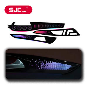 Éclairage d'ambiance intérieur SJC 64 couleurs pour Mercedes-Benz <span class=keywords><strong>CLS</strong></span> W218 2012-2017, kit de ventilation, lumières LED pour voiture, décoration, mise à niveau - Product Image 1