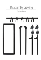 FL-13W personnalisé professionnel avec roues support en métal Multiple avec 3/5/7 guitares présentoir accessoires d'instruments à cordes