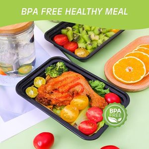 Kingstar Customization Made Microwave Safe Plastic Meal Prep Boxes Takeaway Hot Cold <strong>Food</strong> Packaging <strong>Containers</strong> - Product Image 2