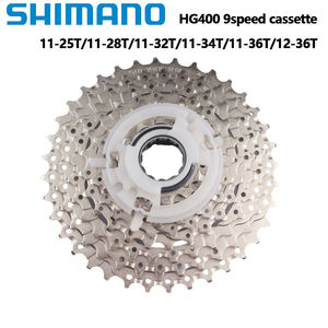Casete de Bicicleta <span class=keywords><strong>Shimano</strong></span> <span class=keywords><strong>Hg400</strong></span> CS-<span class=keywords><strong>HG400</strong></span>-9, 11-25, 11-28, 11T-32T, 11-34t, 11-36T, MTB, 9 Velocidades, Rueda Libre, Accesorios para Bicicleta - Product Image 5