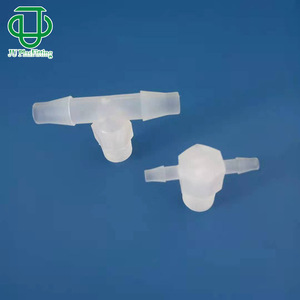 Raccord en T JU PlasFitting, fileté 1/8 NPT, en plastique, pour tuyaux de plomberie industrielle - Product Image 4