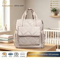 Sac à dos élégant et léger pour couches, idéal pour les mamans actives, avec 11 poches, compartiment isotherme et matelassé