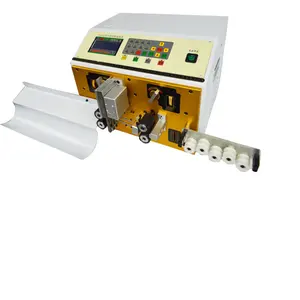 Multiple core wire cable cutting peeling machine computer automatic usb cable