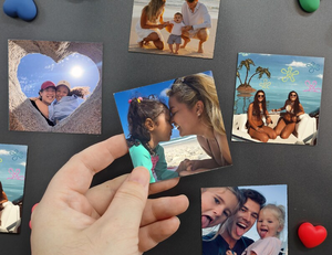Aimants de réfrigérateur personnalisés avec photo, aimants commémoratifs avec image de famille, décoration personnalisée pour la maison, cadeaux promotionnels avec logo d'entreprise - Product Image 3