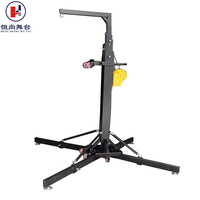 Soporte de elevación manual para exteriores de 6M con puntal vertical y estabilizadores para altavoces Line Array