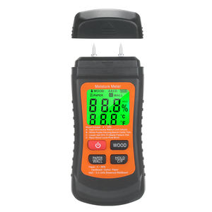 数字手持式便携式水分测定仪测试仪墙壁水分检测仪柴火纸木集成温度计带背光 - Product Image 3