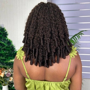 <b>Pixie</b> Curl Glueless <b>Wig</b> Lace Closure Transparent Lace <b>Wig</b> Finger Coil Curly Human Hair <b>Wig</b> for Women - Product Image 6