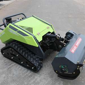 Desbrozadora de Martillos con Arranque Eléctrico, Potente Motor Diésel, Control Remoto, Eficiencia 30001h3000 ㎡ Cortadora de Césped con Orugas - Product Image 3