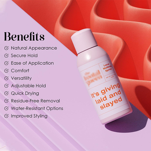 Vente flash, spray adhésif pour perruque à tenue forte et longue durée, colle pour cheveux, étiquette privée, teinte pour dentelle, outils d'extension de cheveux Guanjie pour la maison - Product Image 3