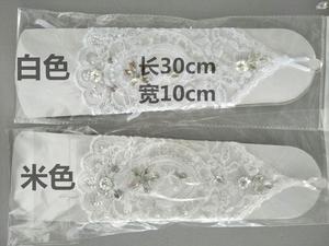 2019 cristaux perlés gants de <span class=keywords><strong>mariage</strong></span> gants de mariée longueur sans doigts opéra dentelle appliques strass gants de <span class=keywords><strong>mariage</strong></span> - Product Image 6