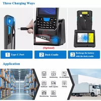 Fabricante de PDA, Dispositivo Móvil con Internet IP68, Sistema Operativo Android, Escáner de Código de Barras, Tarjeta SIM, Colector de Datos de Encuestas T80
