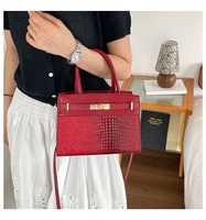 Sac à main femme tendance en cuir à rayures crocodile, mini sac bandoulière, sacs de créateur, sacs à bandoulière de luxe pour femme, sacoche