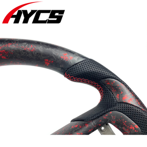Volant de course en fibre de carbone mate amélioré pour l'intérieur de la voiture, compatible avec <span class=keywords><strong>Ford</strong></span> <span class=keywords><strong>Mustang</strong></span> S550 <span class=keywords><strong>GT</strong></span> 350 <span class=keywords><strong>500</strong></span> Coupé 2015-2023 Shelby GT500 - Product Image 5