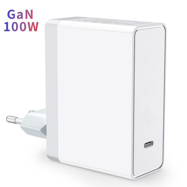 HNT 100W PD Portable Fast Mobile with 2M Type C Cable Cell Phone Wall Charger Adapter US/UK/EU Plug for Iphone Laptop Macbook