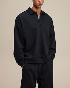 <span class=keywords><strong>Felpa</strong></span> da Uomo Personalizzata con <span class=keywords><strong>Collo</strong></span> Alto e Maniche Lunghe, Oversize di Alta Qualità, Pesante, per l'Autunno - Product Image 4