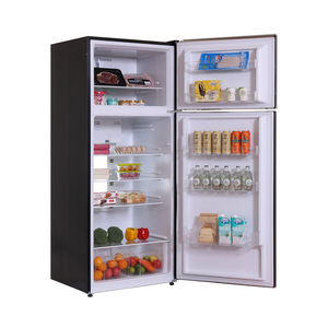 Réfrigérateur rétro avec congélateur supérieur de 18 pieds cubes, refroidissement par air multi-flux, thermostat électrique réglable, design classique - Product Image 2