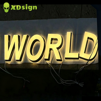 Écran LED extérieur, lettres en relief personnalisées, enseigne rétroéclairée par LED, publicité 3D, éclairage étanche IPX7, décoration, Bluetooth