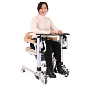 Machine de transfert de patient hydraulique avec ceinture de sécurité, capacité de 100 kg, pour l'assistance à la mobilité des personnes âgées et handicapées - Product Image 2