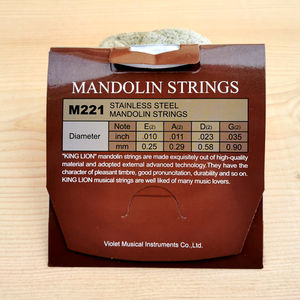 Cuerda de mandolina del <span class=keywords><strong>Rey</strong></span> León M221, alta calidad, 1 juego de 8 cuerdas - Product Image 2