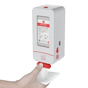 Biz dağıtıcı yeni tasarım duvara monte manuel el sıvı sabun dağıtıcısı 500ml doldurulabilir ve tek kullanımlık şişe