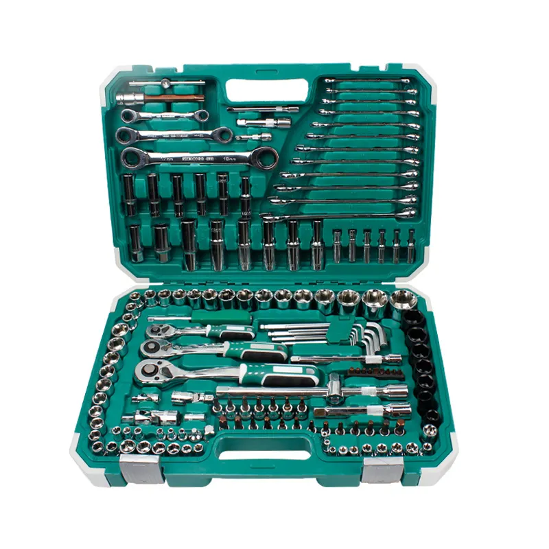 Wholesale 108pcs Hardware Box Kit Mechanic Household Toolbox Set Auto Repairing Tools