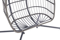 Grand hamac pour 2 personnes chaises à œufs suspendues chaise balançoire avec cadre pour intérieur et extérieur