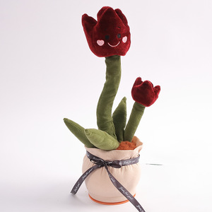 Juguete de Cactus Bailarín Musical de Alta Calidad Personalizado, con Tulipanes Encantadores que se Retorceden y Cantan - Product Image 3