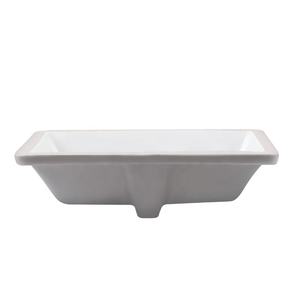 Lavabo de salle de bain rectangulaire moderne en céramique, à poser <span class=keywords><strong>sous</strong></span> comptoir, pour exportation, économique, pour <span class=keywords><strong>meuble</strong></span> - Product Image 4
