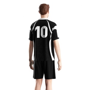 Maillot de football de haute qualité avec col triangulaire, panneaux en mesh respirants et technologie de séchage rapide pour les séances d'entraînement - Product Image 4